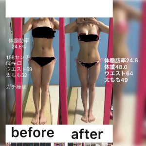 脚やせ祭りの結果まとめ 前編 筋トレ 太もも痩せ ダイエット 石本美ボディブログ