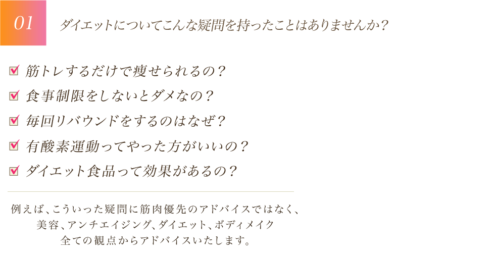 ダイエットについてこんな疑問を持ったことはありませんか？